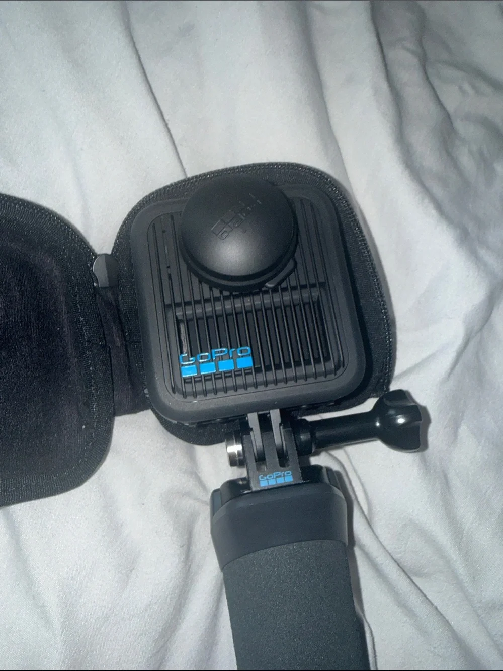 GoPro max2 Black Action Camera with Black Grip and Case
